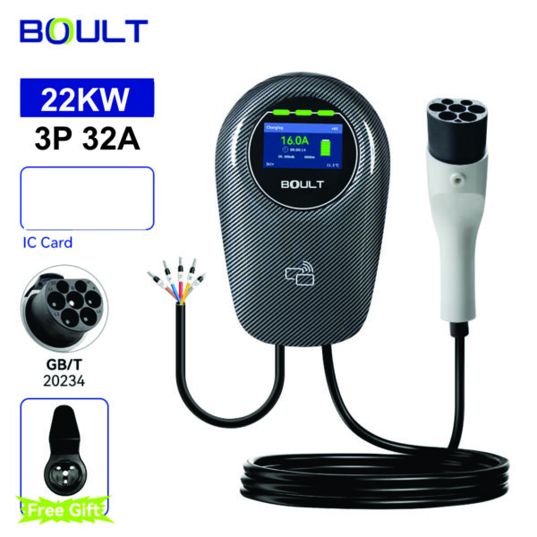 GB/T Wallbox 3 faza 32A/22kw ekranlı