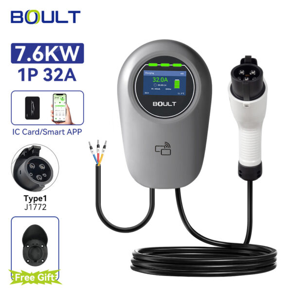 GB/T Wallbox 1 faza 32A/7kw/ ekranlı