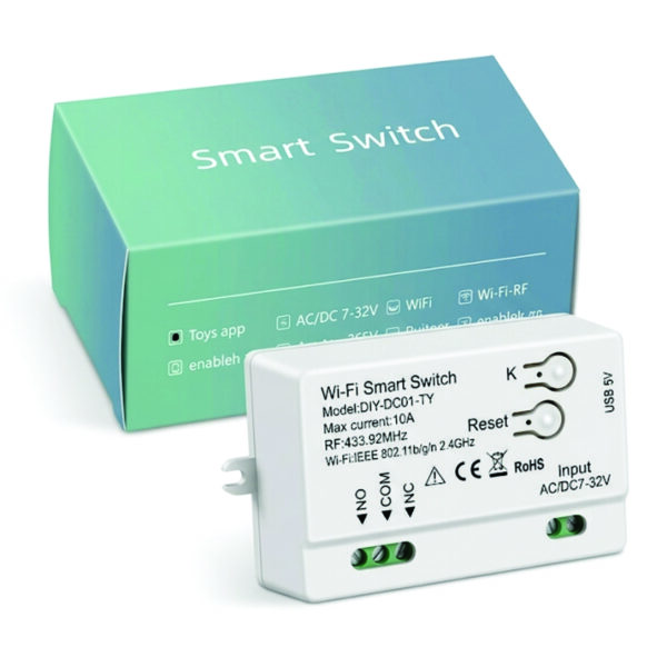 Tuya 1 kanallı quru kontakt (DIY-DC01-TY)