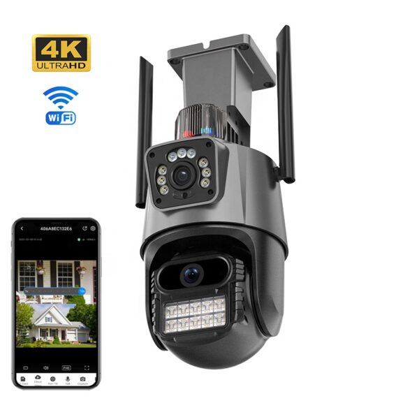 Dual linz 8mp wifi kamera (Icsee)
