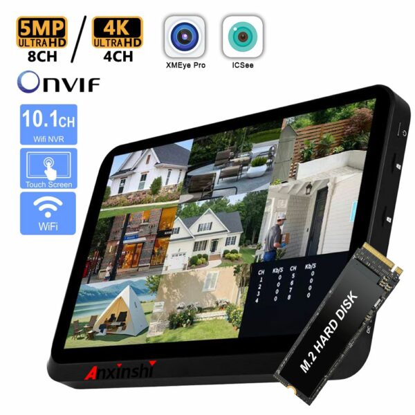 10.1 inch Wireless LCD NVR (8ch)