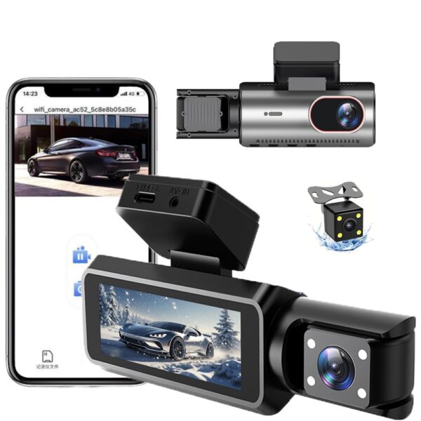 Car dvr FullHD 3 linz wifi
